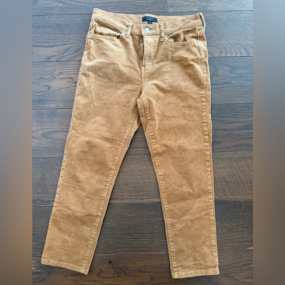 Banana Republic Petite High-Rise Slim Pants in Brown